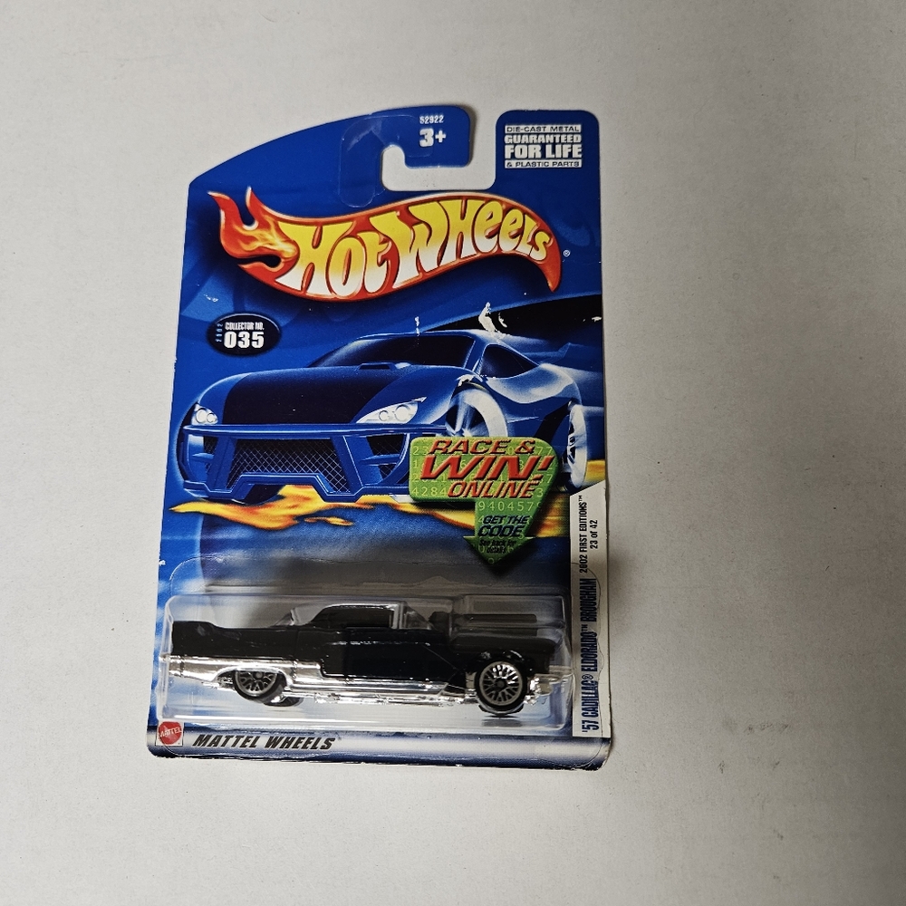 Hot Wheels '57 Cadillac Eldorado‎ Brougham 2002 First Edition New on Card